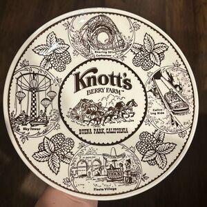 RARE Vintage Knott's Berry Farm Souvenir Plate